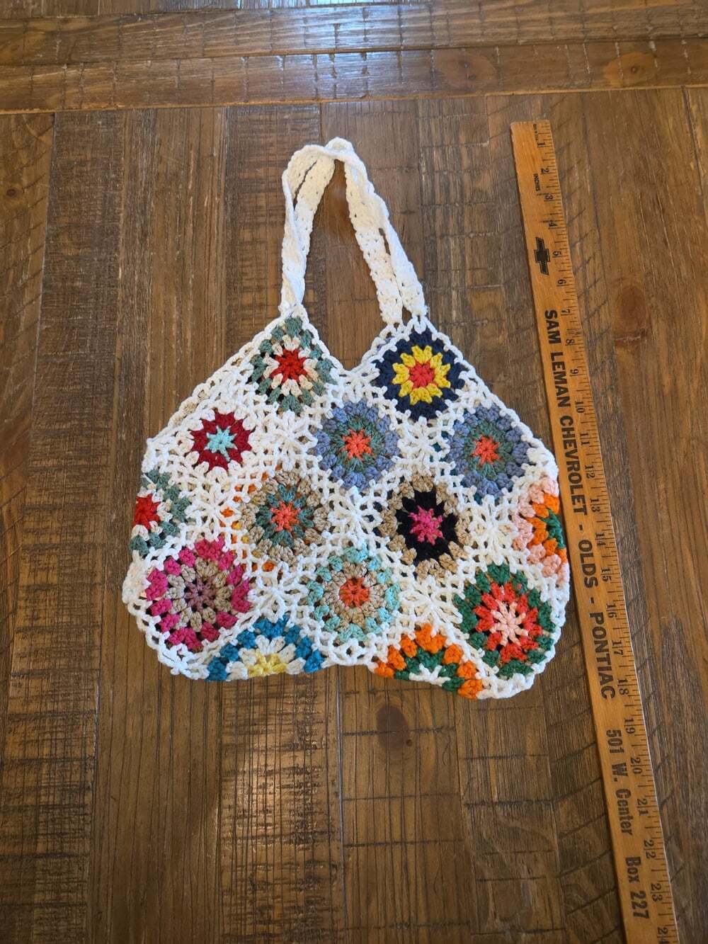Multicolor Granny Square Purse